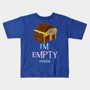 Trans Chest Mastectomy "I'm empty inside" Kids T-Shirt